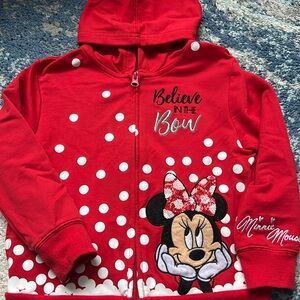 Disney Minnie Mouse Zip-up Sweatshirt